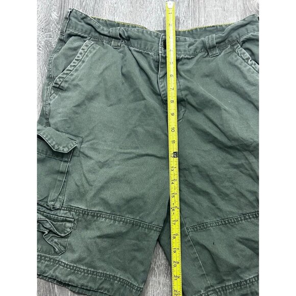 Bum Equipment Cargo Short Men's Size 34 Cargo Pockets Outdoor Army Green - Picture 5 of 7